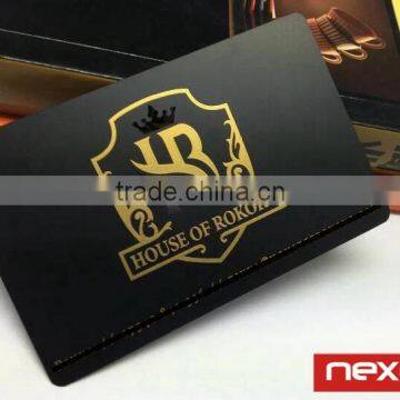 Full Color Printing Black Metal Business Cards