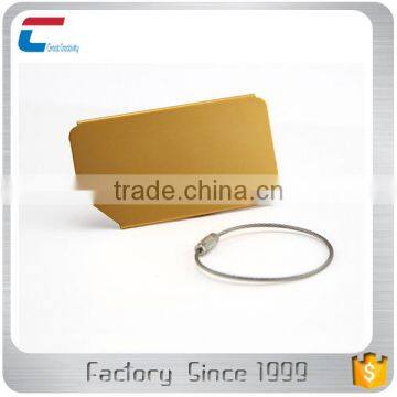 Free sample good quality oem custom fabric luggage tags