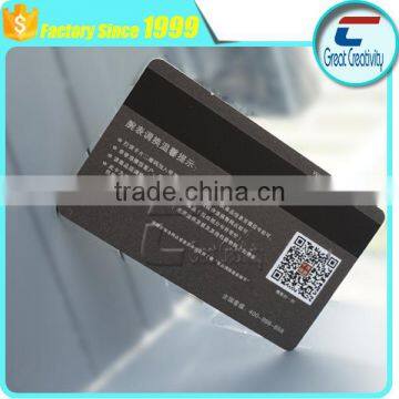 Plastic privilege pvc card with printing 4 colors & magnetic strip