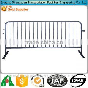 Removable portable road barricades tensa crowd control barriers