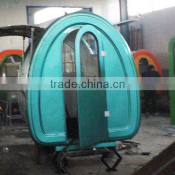 factory price stainless steel food trailer