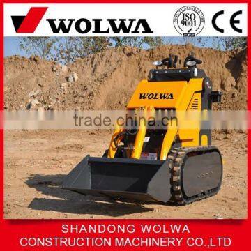 wolwa brand mini skid steer loader with various attachment for sale