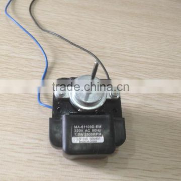 F61-10G shaded pole motor with blade or without blade