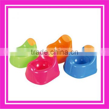 colorful plastic baby potty