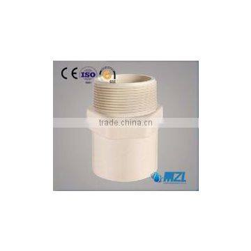 cpvc pvc pipe fitting with male adapter