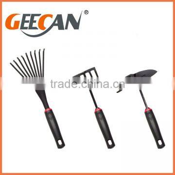 Carton Steel Metal Garden 6 Piece Mini Garden Tool Set With Plastic Handles