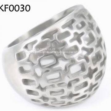 High Polished Titanium Spinner Men Wedding Rings With Plating photo-3