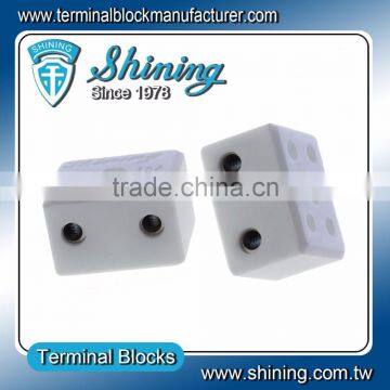 TC-152-A High Temperature 600V 15A 2 Way Porcelain Terminal Block photo-5