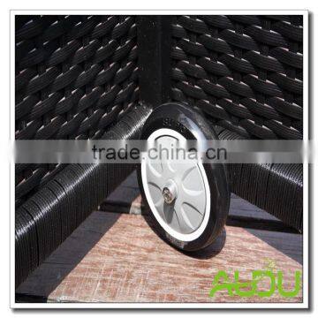 Philadelphia Patio Outdoor Wicker Lounger photo-5