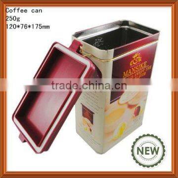 Best Quality Plastic Lid Coffee Tin,coffee Tin Box,coffee Tin Can photo-3