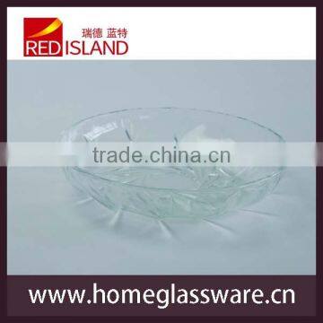 8 Inch Fresh Fruit Salad Glass Plate photo-3