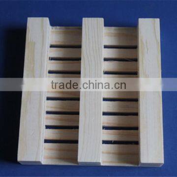 Natural Unfinished Decorative Pine Wooden Mini Crate photo-2