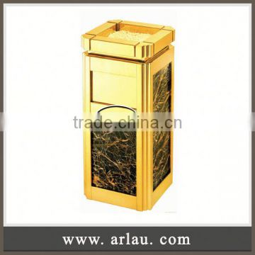 Arlau Aluminium Toy Garbage Bin,Decorative Standing Dustbin,Garbage Bin For Public