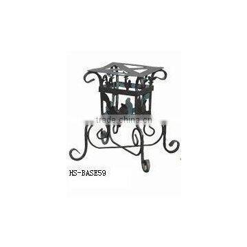 Trade Assurance China Supplier Cast Iron Flower Pot Base,metal Flower Pot Base photo-6