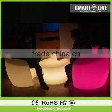 led chairs stool Multi color for hotel ice cream kiosk