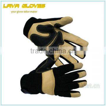 Hi-vis Goatskin Leather Hand Tools Glove photo-3