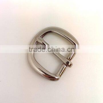 1" End Bar Solid Brass Buckle With One Prong, Nickel Plate Solid Brass Material Buckle photo-2