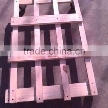 Wooden moving take car transport tool cart