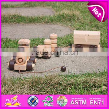 2015 Colorful Wooden Toy Blocks Train for Kids,Fashionable Children 18PCS Wooden Toy Train,Lovely Baby Wooden Toy Train W05C014 photo-6