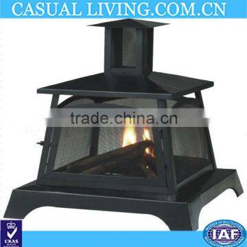 large freestanding fireplace