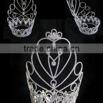 Hot Selling Bridal Jewelry Pageant Rhinestone Fashion Big Crown photo-2