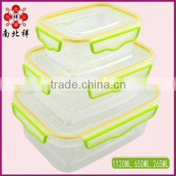 Plastic Food Storage Box Preservation Box With Lock