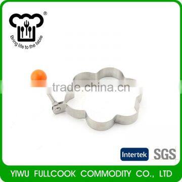 Newest Sale Unique Design Flower Stainless Fried Egg Shaper Kitchen Tools 2017 photo-2