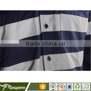 Breathable Reflective Safety Work Shirts With Reflective Tape photo-5