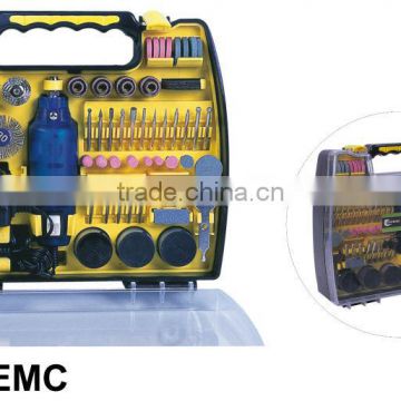 158pcs 12V electric mini grinder rotary tool and accessories set(with GS/CE/EMC certification)