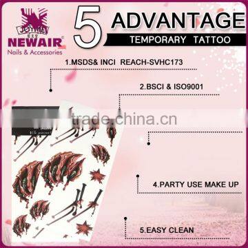 OEM Designs Printed Non-toxic Customized Temporary Tattoo Sticker photo-4