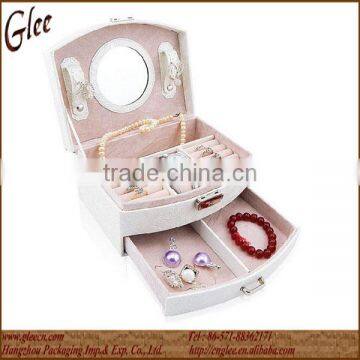 PU leather jewelry box ornament cabinet