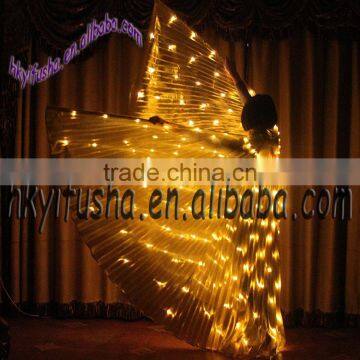 Yifusha Solid Colors Belly Dancing Open LED Wings photo-4