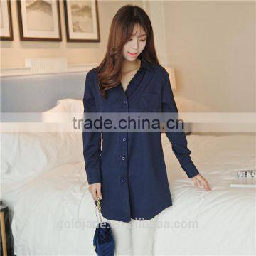 2017 New Tops Ladies Long Sleeve Woman Chiffon Fashion Ladies Blouse photo-5