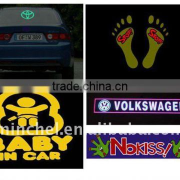 el car stickers (CE, RoHS, Factory Price, Good Quality, Long Life)