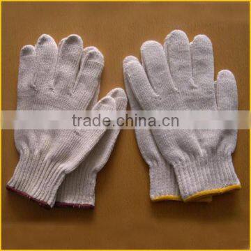 Labor hands protection construction safety rough yarn cotton gloves