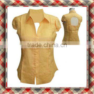 Women Clothing Blouse Back Neck Design