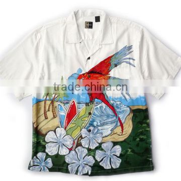 mens printed hawaiian shirt