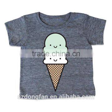 Boys Girls Bulk Items Cute Ice Cream Printed Cotton Latest New Model Shirts Kid Shirt photo-5