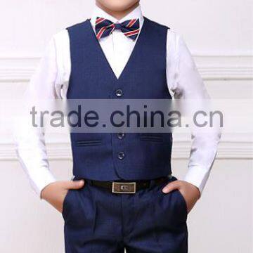 Latest Design High Quality Formal Boy Suit Vest photo-5