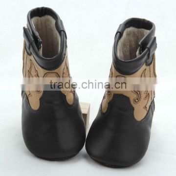 Warm fashion waterproof sole sole baby wholesale cowboy boots