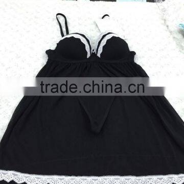 Hot Mature Women's Lingerie Dress Underwear Transparent Babydoll Sexy Girl Photo Bra and Thong Www Sexy Image .com photo-4