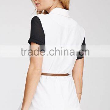 Fully Lined Sleeveless Longline Women Vest Lightweight Vest 2015 photo-4