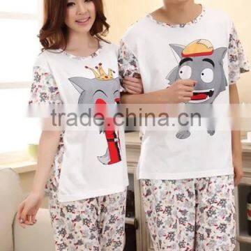 2015 Wholesale Couple Summer Pajamas photo-2