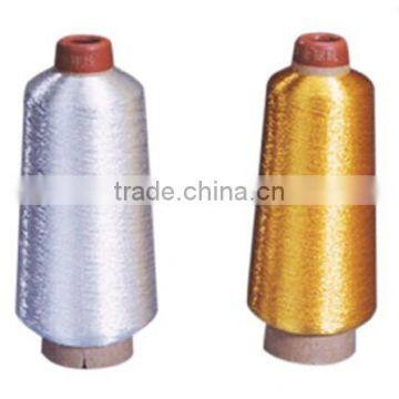 metallic yarn pure gold pure silver for embroidering thread