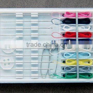 hotel sewing kit plastic sewing case