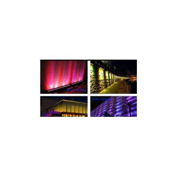 RGB LED Wall Washer Lights, Outdoor IP65 Square Wall Lighting, Waterproof Building Contour Light Bar photo-2