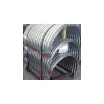 galvanized corrugated steel culvert pipe