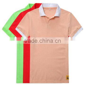 Comfortable Unisex Short Sleeve ESD T- Shirt of Low Triboelectric Voltage