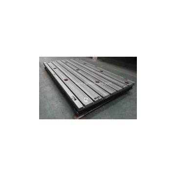Cast Iron T Slotted Floor Plates testing platform