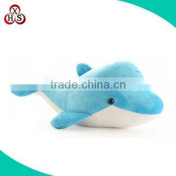 cute newest baby blue dolphin plush keychain toy